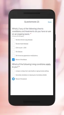 Corona-Care android App screenshot 7